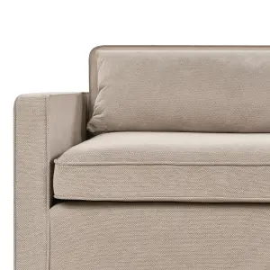 3 Seater Fabric Sofa Taupe VINSTRA