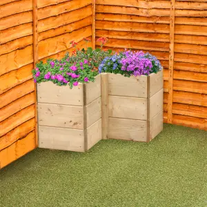 Greena Corner Raised Bed - 60 x 60cm, 45cm High