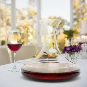 Final Touch Revolve Wine Decanter 750ml - Clear