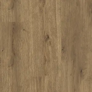 GoodHome Bicester Wide Honey Structured Oak effect Laminate flooring Sample