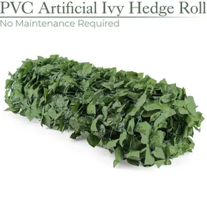 Artificial Ivy Leaf Fence Roll Garden Privacy Fence Screening 1m x 3m Christow