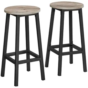 Hemel Bar Stool (Set of 2) Grey