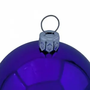 Luxury Shatterproof Ball Ornament (Set of 18) Purple Shiny / 6cm H x 6cm W x 6cm D