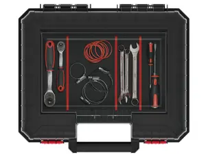 Plastic Power Tool Storage Case Empty Box Electric Drill Holder Foam Organiser (with top organiser)