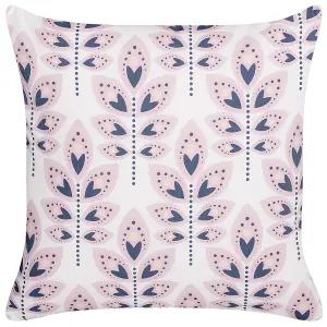 Set of 2 Outdoor Cushions TORRETTA Cream