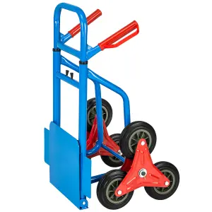 Sack Barrow - stair climber, loading shelf capacity of 100 kg - blue