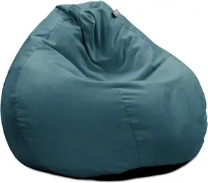 rucomfy Velvet Slouchbag Beanbag - Teal