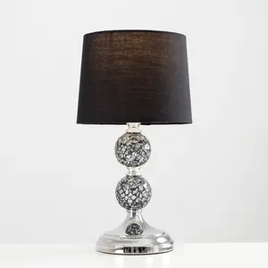 Korbin Metal Table Lamp Black / LED Bulb