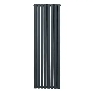 Oval Radiator - 1600 x 480mm - Anthracite