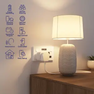 LAP Myko Compact Smart Plug With energy monitoring 240V