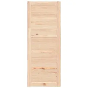 Berkfield Barn Door 80x1.8x204.5 cm Solid Wood Pine