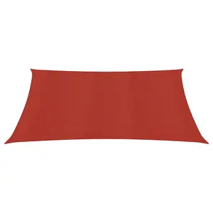 Berkfield Sunshade Sail 160 g/m2 Red 3x3 m HDPE