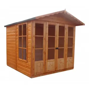 Kensington Shiplap Summerhouse Garden Sun Room Approx 7 x 7 Feet