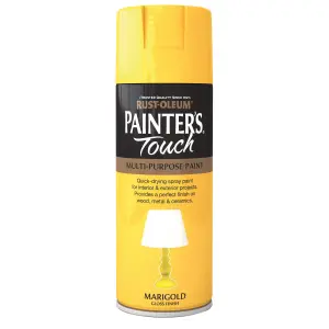 Rust-Oleum Painter's Touch Marigold Gloss Multi-surface Decorative spray paint, 400ml