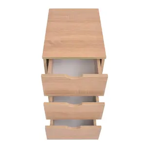 Berkfield Drawer Unit 33x45x60 cm Oak