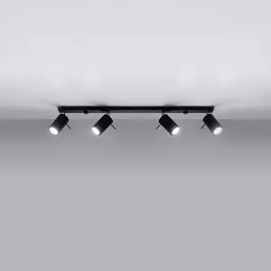 Ring Steel Black 4L Light Classic Ceiling Light