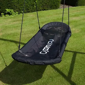 Rebo Fabric Boat-Style Children's Double Swing Seat