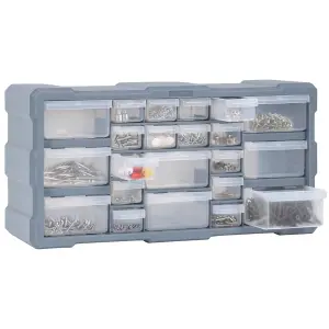 Berkfield Multi-drawer Organiser with 22 Drawers 49x16x25.5 cm