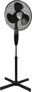 Prem-I-Air 16 Inch Black Oscillating Pedestal Fan with 3 Speed Settings