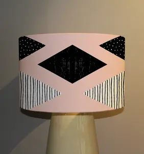 Twin Geometric Shapes  (Ceiling & Lamp Shade) / 45cm x 26cm / Ceiling Shade