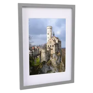 Nicola Spring Photo Frame with A4 White Mount - A3 (12" x 17")