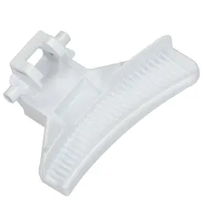 SPARES2GO Door Handle compatible with Zanussi ZWF60000 ZWF70000 Washing Machine Fixing Kit (White)