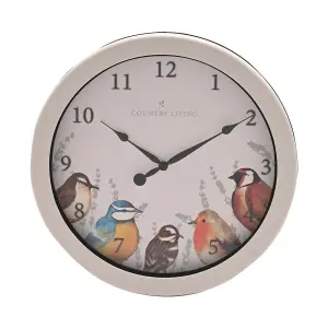 Country Living Outdoor Clock - Garden Birds