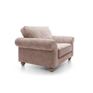 Ingrid Collection Cuddle Chair in Woodrose