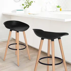 Tata 68cm Bar Stool (Set of 2) Black