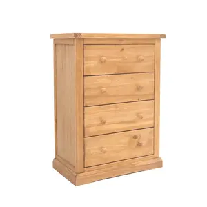 Lucca 4 Drawer Chest of Drawers Wood Knob