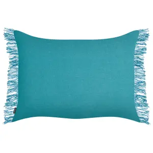 Set of 2 Cushions MABA Cotton Solid Blue