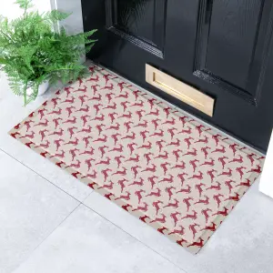 Jumping Reindeer Outdoor Doormat 70 x 40cm