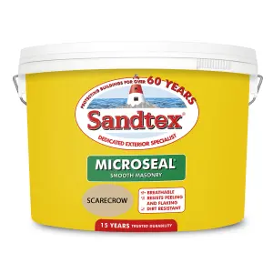 Sandtex Scarecrow Smooth Soft sheen Masonry paint, 10L