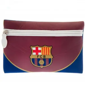 FC Barcelona Crest Pencil Case Maroon/Blue (One Size)