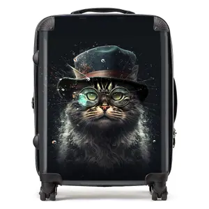 Norwegian Forest Cat Splashart Suitcase - Large