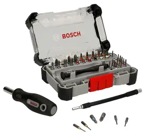 Bosch 42 PC Precision Screwdriver Bit Set Flexible Extension Device Repair Kit