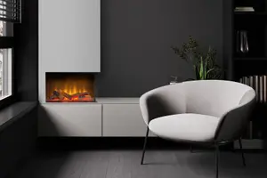 Acantha Aspire 50 Corner View Media Wall Electric fire