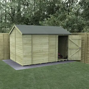 Timberdale 12x8 Reverse Apex Shed No Window