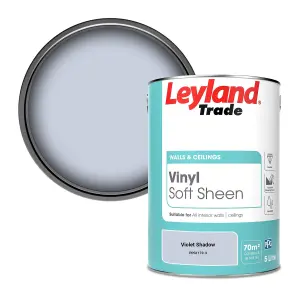 Leyland Trade Vinyl Soft Sheen Walls & Ceilings Emulsion Paint Violet Shadow (PPG1170-3) - 5L