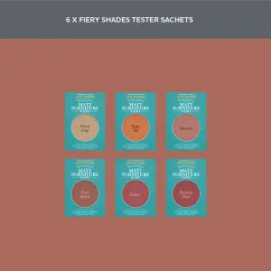 Rust-Oleum Red Matt Furniture Paint Tester Samples - 10ml