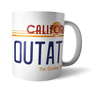 Official Back To The Future Outatime Mug 100% Ceramic, Dishwasher Safe