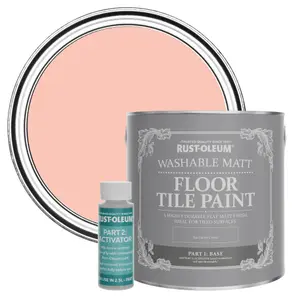 Rust-Oleum Happy as a Clam Washable Matt Floor Tile Paint 2.5L