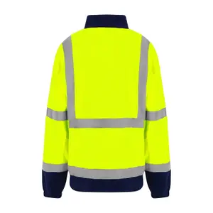 PRO RTX High Visibility Mens Full-Zip Fleece