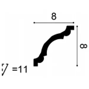 Orac Decor CX123 Coving Lightweight 8 Pack - 16 Metres