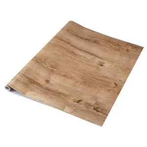 d-c-fix Woodgrain Ribbeck Oak Self Adhesive Vinyl Wrap Film for Kitchen Doors and Worktops 2.1m(L) 90cm(W)