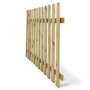 Blooma Mekong Pressure treated Wooden Picket fence (W)1.8m (H)1m