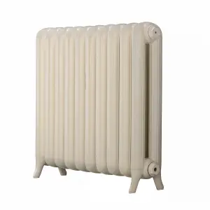 Arroll Princess Cast iron Cream 10 Column Radiator, (W)794mm x (H)597mm