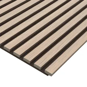 Kraus Acoustic Slat Wall Panel 3D Wood - Light Oak - 290x120mm - Sample