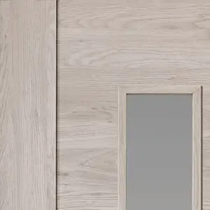 Alabama Light Grey Glazed Laminate Internal Door