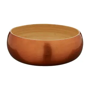 Interiors by Premier Kyoto Round Medium Rose Gold Bowl